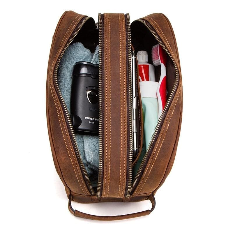 Accessoire de voyage cuir homme luxe