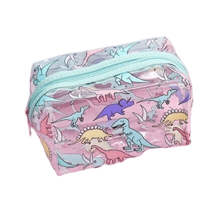 Accessoire de voyage dinosaure transparent