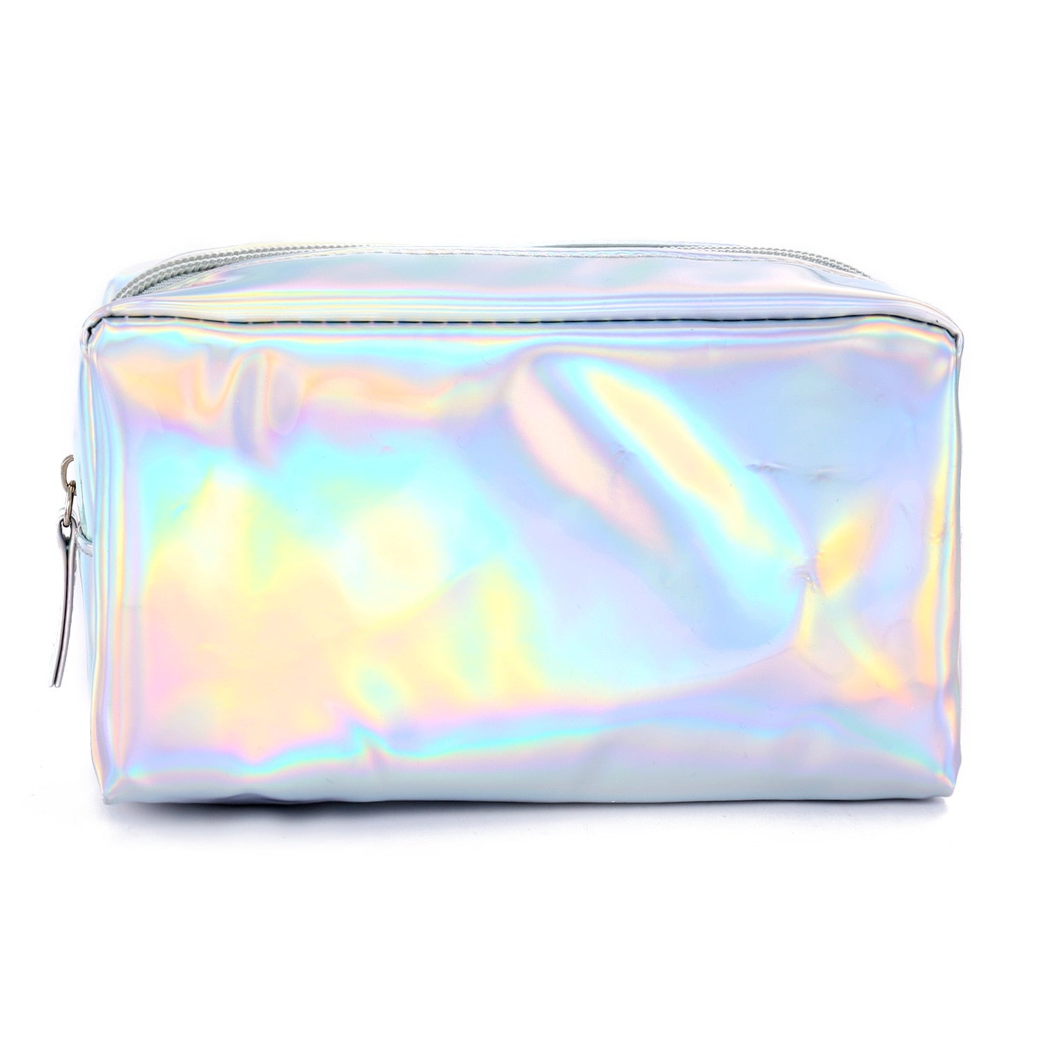 Trousse de toilette moderne holographique colorée