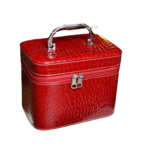 vanity croco en simili cuir crocodile
