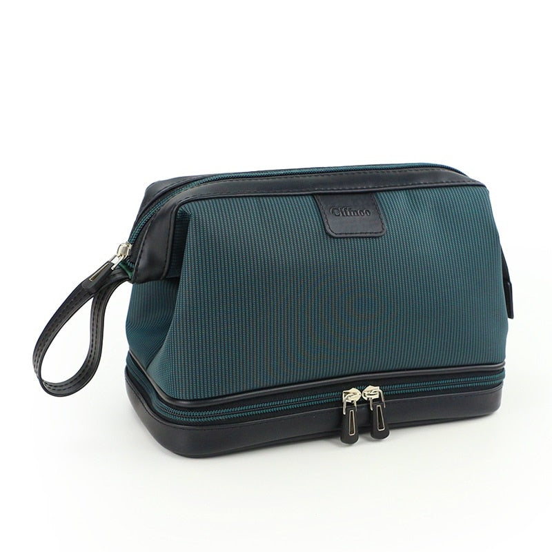 Trousse de toilette homme design en cuir