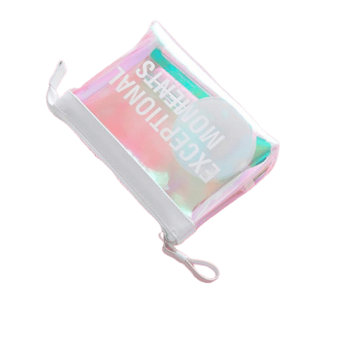 organisateur de produits de soin transparent