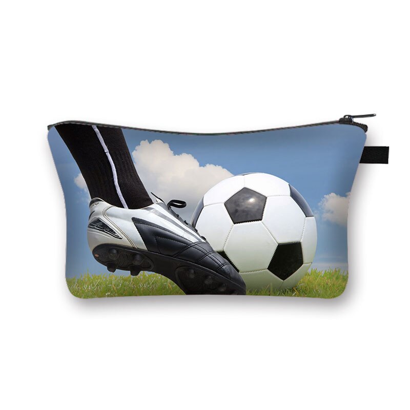 Trousse de rangement pour produits de toilette football