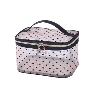 trousse de toilette transparente