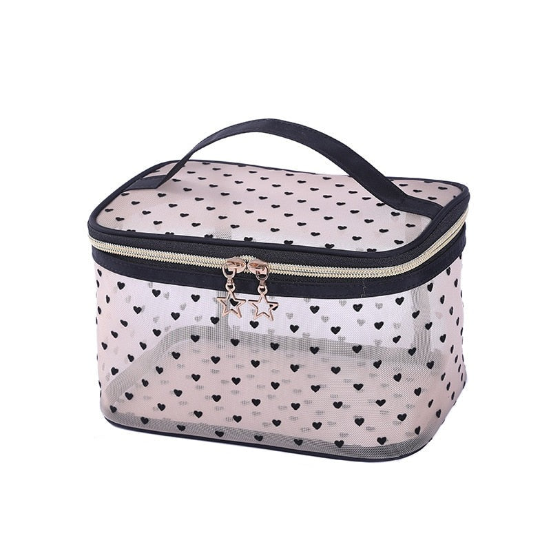 trousse de toilette transparente