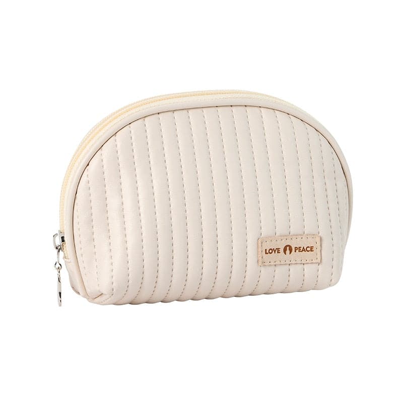 trousse de toilette beige élégante