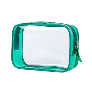 Trousse de toilette homme transparente vue de face