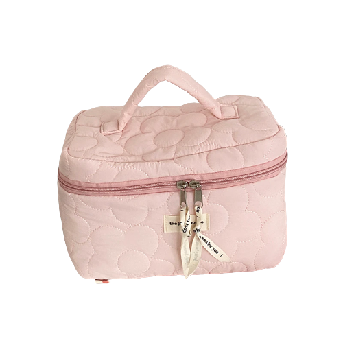 trousse de toilette grand format matelassée