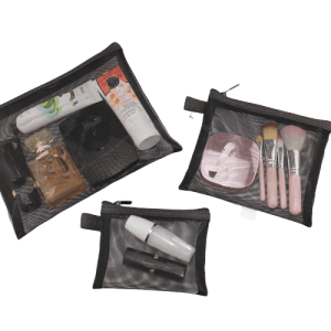 trousse de toilette transparente classique