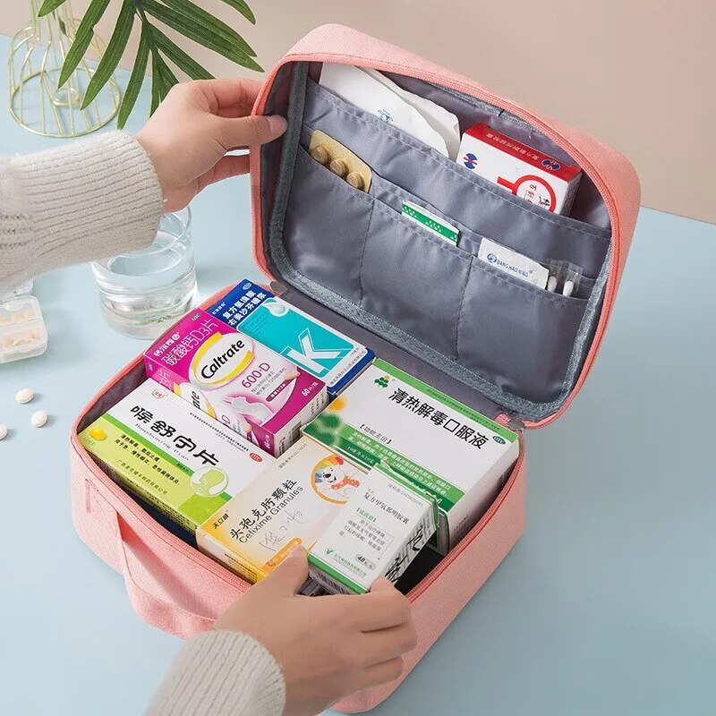 Trousse de toilette élégante pour médicaments