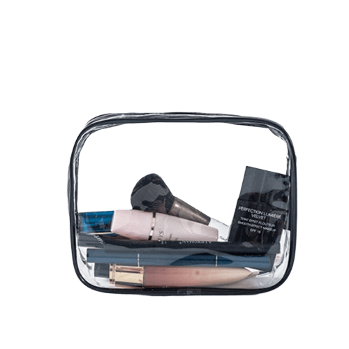 Trousse de toilette transparente classe