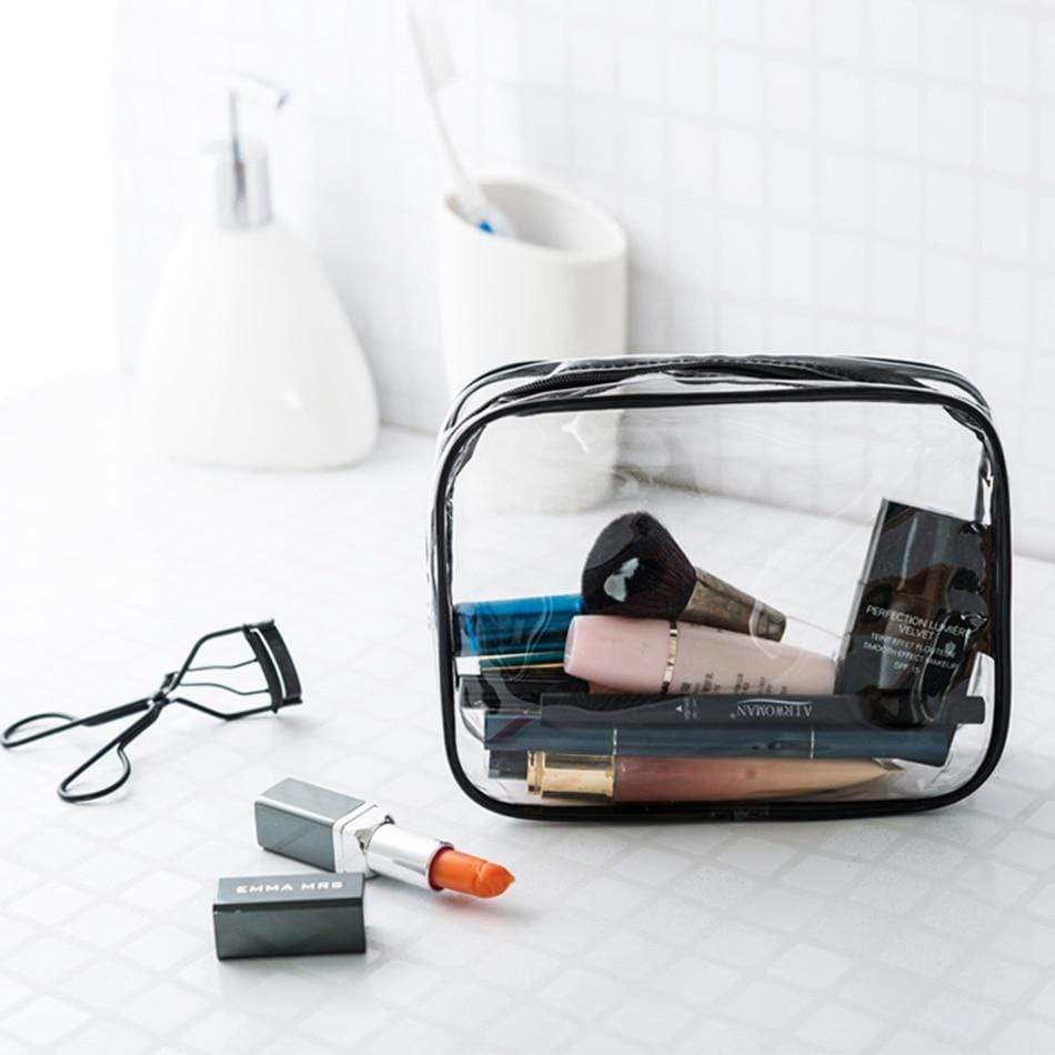 Organisateur de produits de soins transparent