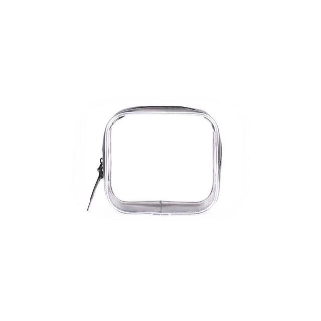 Trousse de toilette transparente format mini ouverte