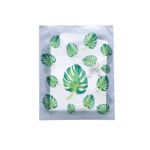Trousse de toilette feuille verte