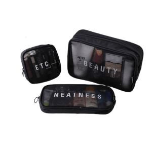 Trousse de toilette transparente fashion