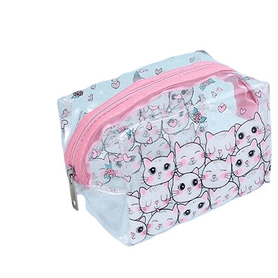 accessoire de voyage avec motif chat