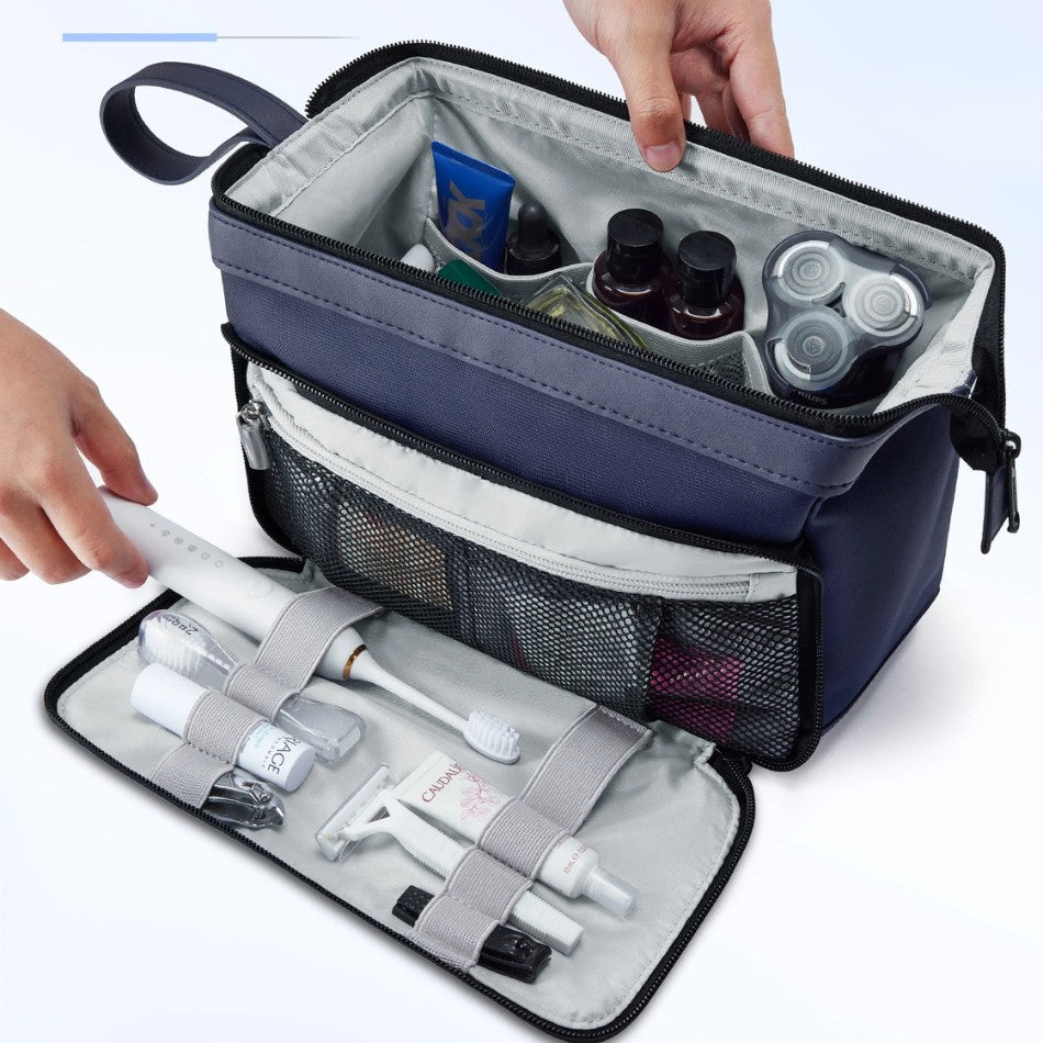 Grande Trousse de toilette Homme design épuré
