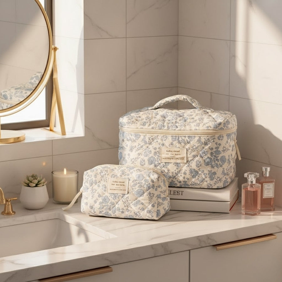accessoire beauté motif floral
