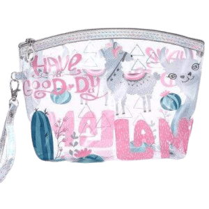 Trousse de toilette animaux transparents design animal