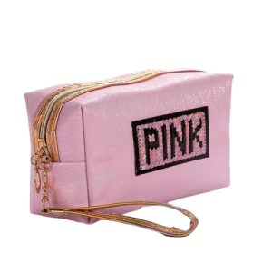 Trousse de toilette fille rose