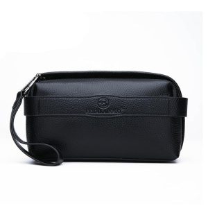 Trousse de toilette cuir moderne