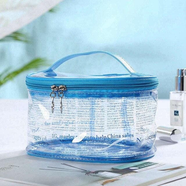 trousse de toilette résistante à l'eau transparente
