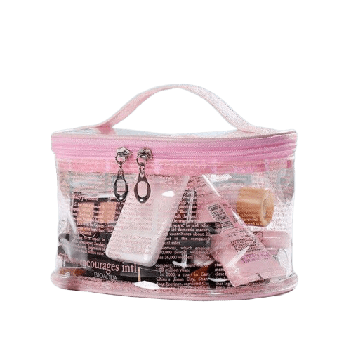 organisateur de voyage trousse de toilette transparente