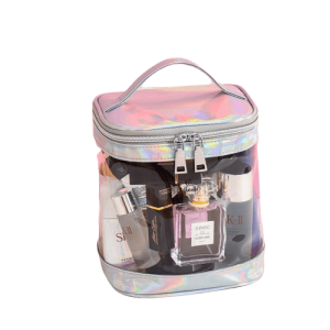 trousse de toilette transparente rectangulaire