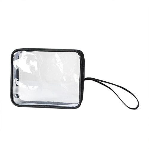 accessoire de voyage en plastique transparent avec cordon
