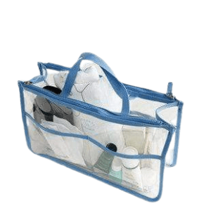 trousse de toilette transparente organiseur