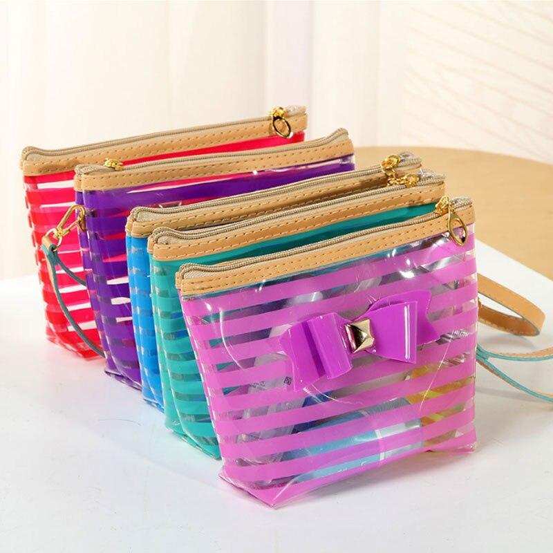 Détail noeud papillon sur la trousse de voyage