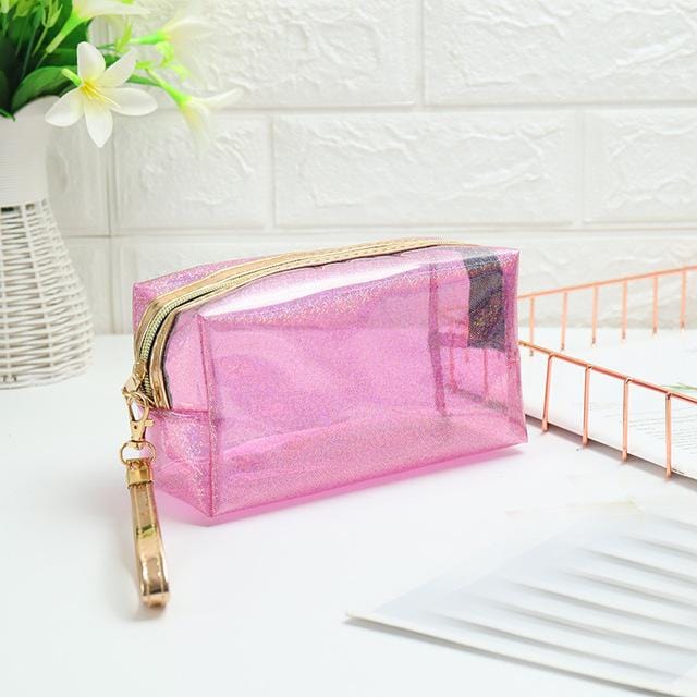 Organisateur de toilette moderne en transparent