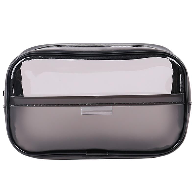 trousse de toilette transparente séparation