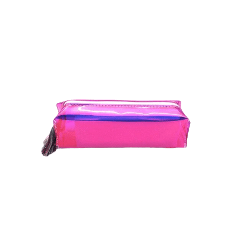 Trousse de toilette transparente arc-en-ciel