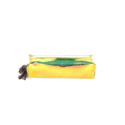 Trousse de toilette colorée et transparente