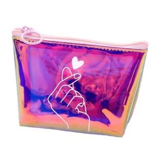 Trousse de toilette transparente love