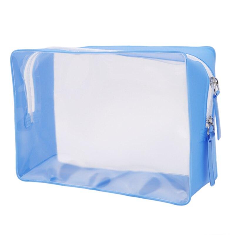 Organisateur de soins en plastique bleu