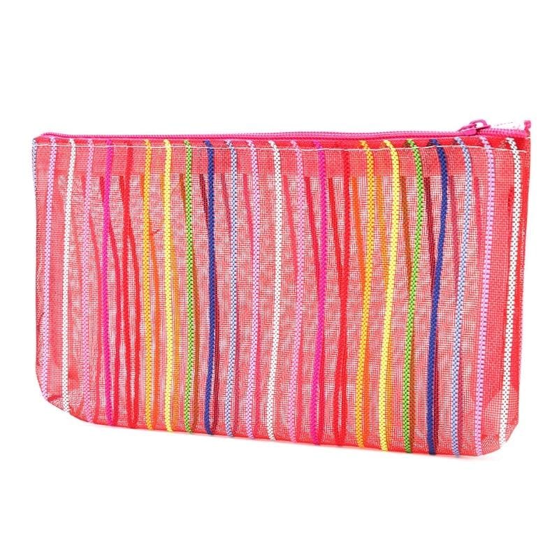pochette de rangement nylon transparente