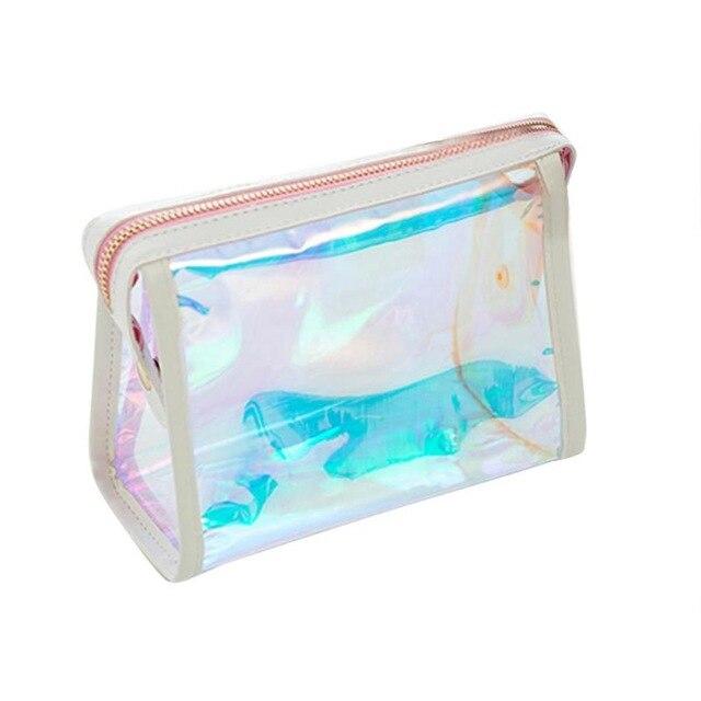Trousse de toilette transparente océan