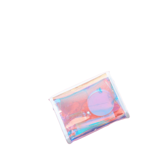 Trousse de toilette marine transparente