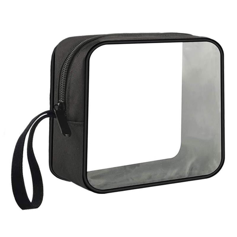 Trousse de toilette transparente cube