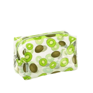 trousse de toilette transparente kiwi