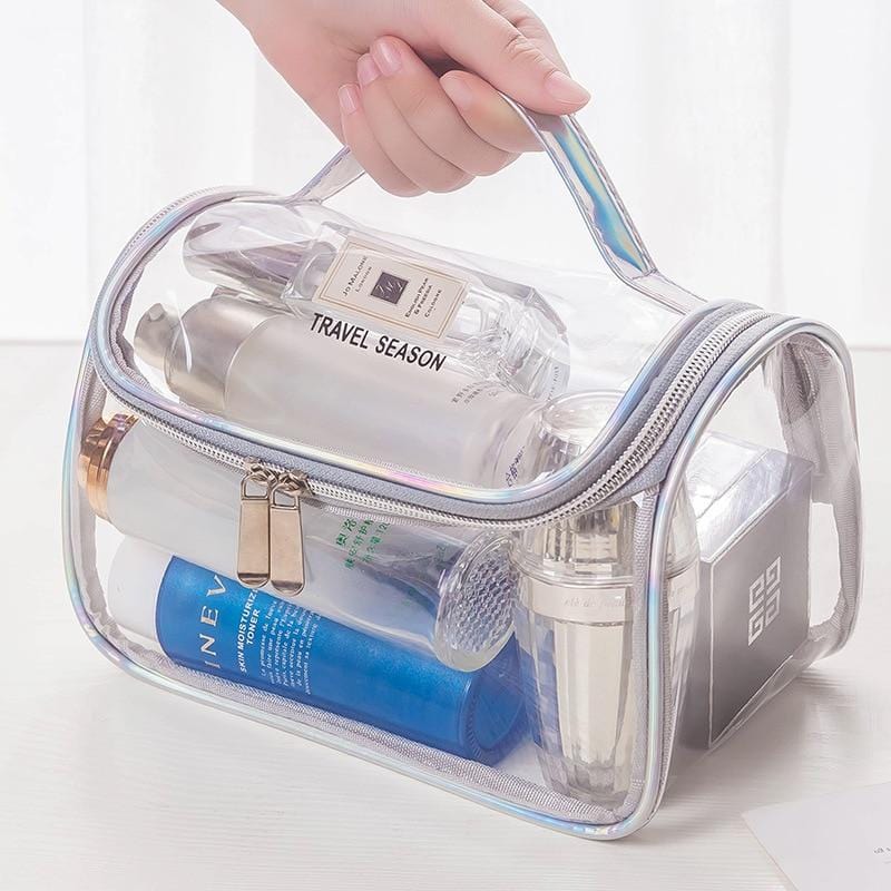 Accessoire de voyage Trousse de toilette femme transparente