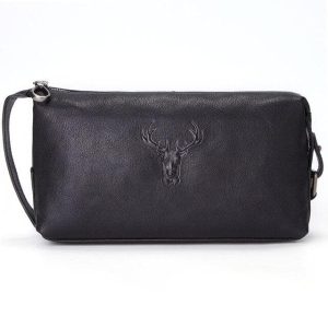 Trousse de toilette cuir cerf élégant
