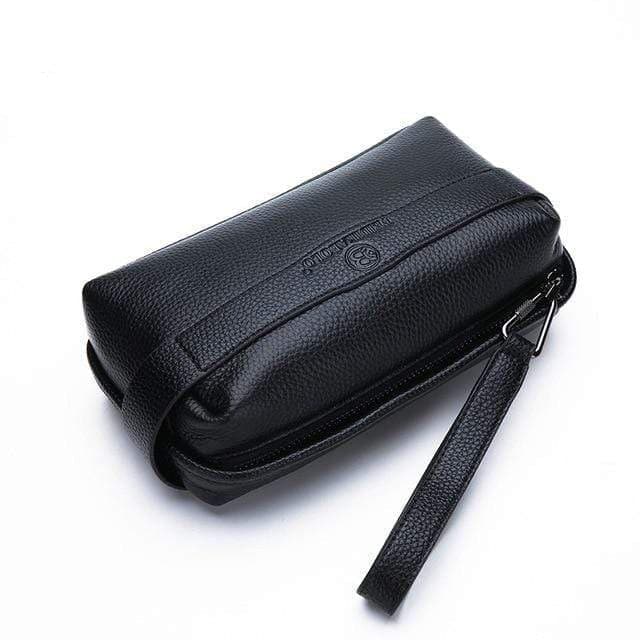 Trousse de toilette en cuir authentique