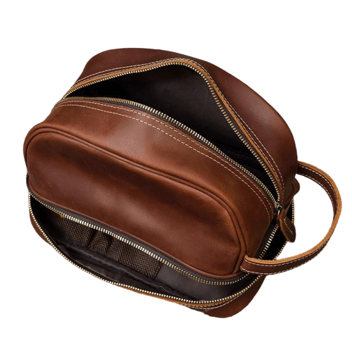 accessoire voyage vintage cuir
