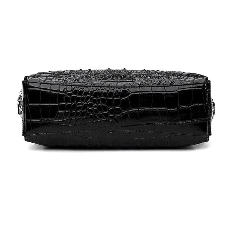 Accessoire de voyage en cuir cuir dragon noir