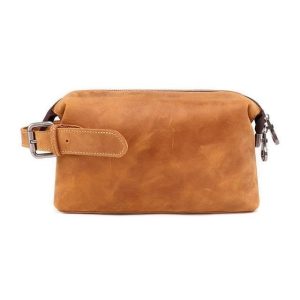 Trousse de toilette cuir socle