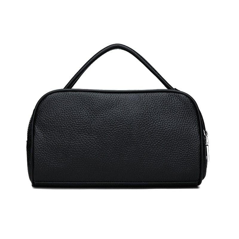 Trousse de toilette en cuir véritable