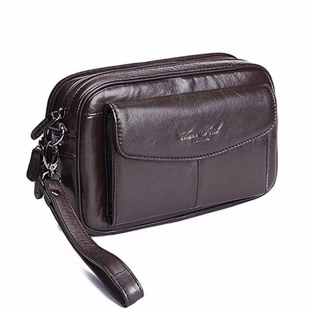 accessoire de toilette en cuir véritable
